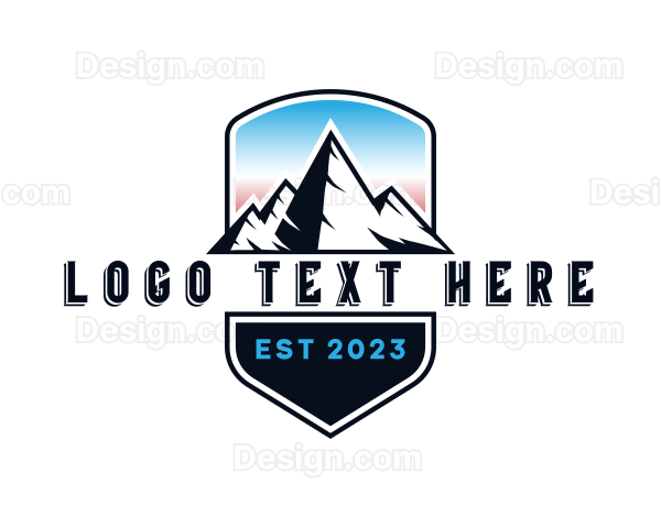 Mountain Peak Nature Logo