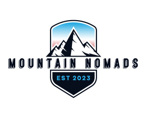 Mountain Peak Nature logo design