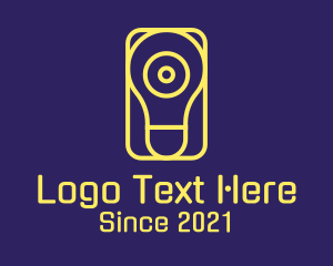 Virtual - Light Mobile App logo design