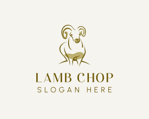 Livestock Ram Goat logo design