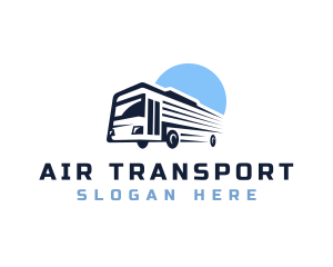 Bus Transport Express Tour logo design