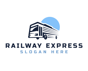 Bus Transport Express Tour logo design