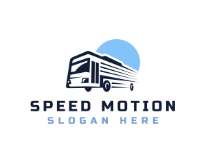 Bus Transport Express Tour logo design