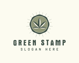 Herbal Weed Leaf logo design