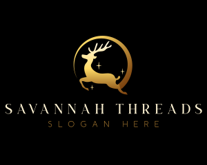 Elegant Deer Animal logo