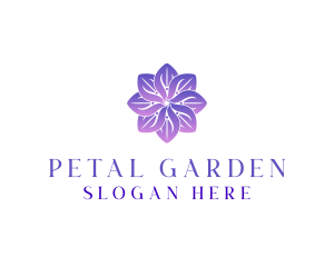 Flower Petals Propeller logo design