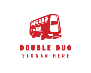 Double Decker Bus logo design