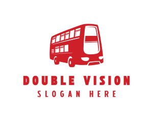 Double Decker Bus logo design