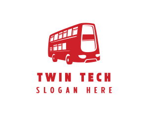 Double Decker Bus logo design