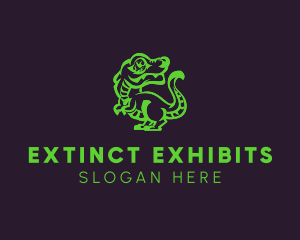 Prehistoric Wild Dinosaur  logo