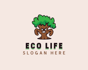 Tough Eco Tree logo design