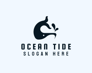 Oceanic Sperm Whale logo design