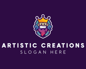 Graffiti Artist King logo design