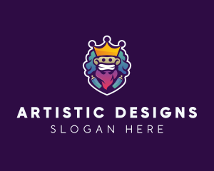 Graffiti Artist King logo design