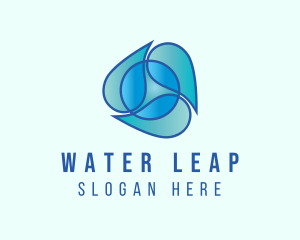 Sanitation Water Droplet logo design