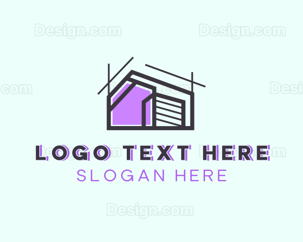 Residential Home Blueprint Logo