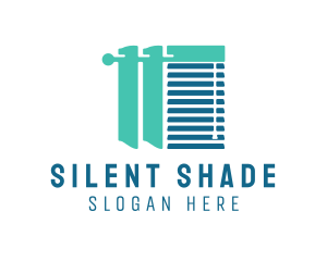 Window Blinds Jalousie logo design