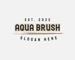 Generic Retro Brush logo design