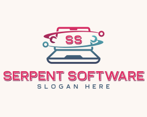 Computer Laptop Repair logo design