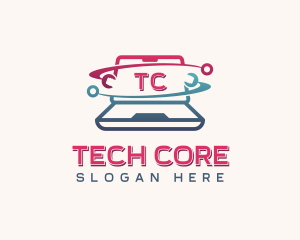 Computer Laptop Repair logo design