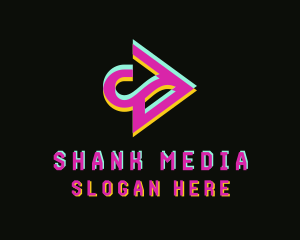 Media Video Player logo design