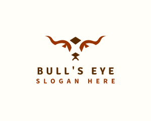 Longhorn Bull Ranch logo design