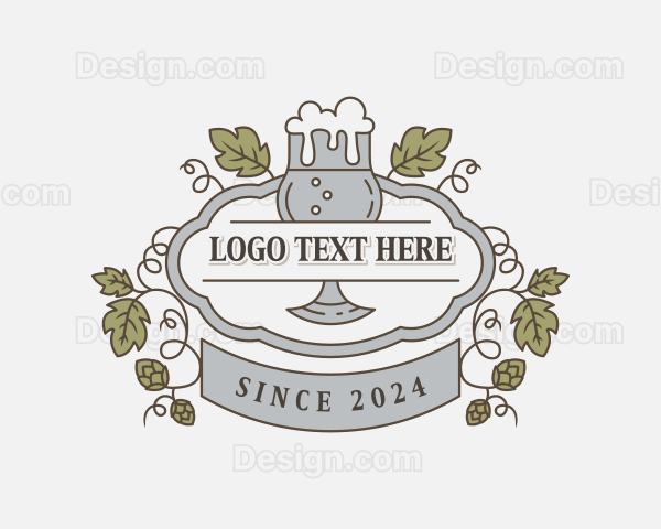 Beer Bar Liquor Logo