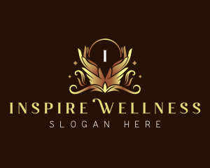 Hand Massage Wellness logo design