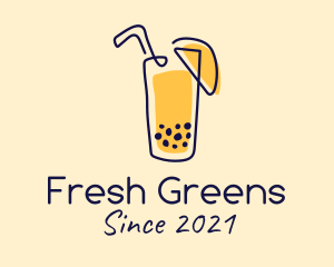 Fresh Juice Drink  logo design
