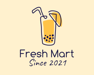 Fresh Juice Drink  logo design