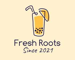 Fresh Juice Drink  logo design