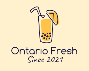 Fresh Juice Drink  logo design