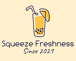 Fresh Juice Drink  logo design