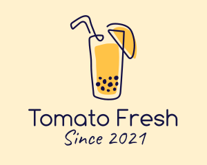 Fresh Juice Drink  logo design