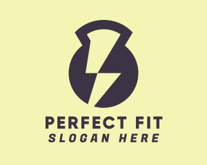 Thunder Kettlebell Fitness logo design