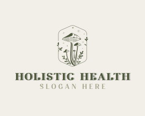 Organic Holistic Shrooms logo design