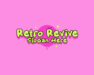 Cute Retro Smile logo