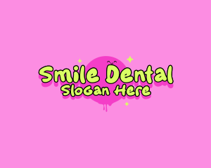 Cute Retro Smile logo design