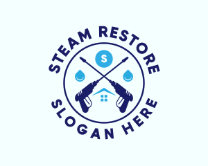 Sanitation Pressure Washing logo design