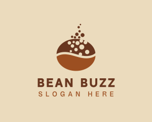 Brown Coffee Bean  logo
