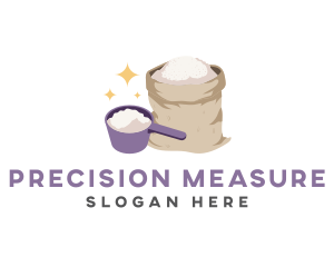 Flour Measuring Cup logo design