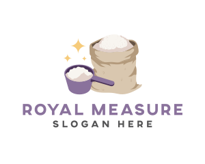 Flour Measuring Cup logo design