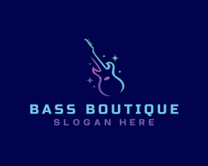 Bass Guitar Instrument logo