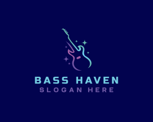 Bass Guitar Instrument logo