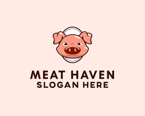 Pork Meat Ranch logo design