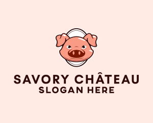 Pork Meat Ranch logo design