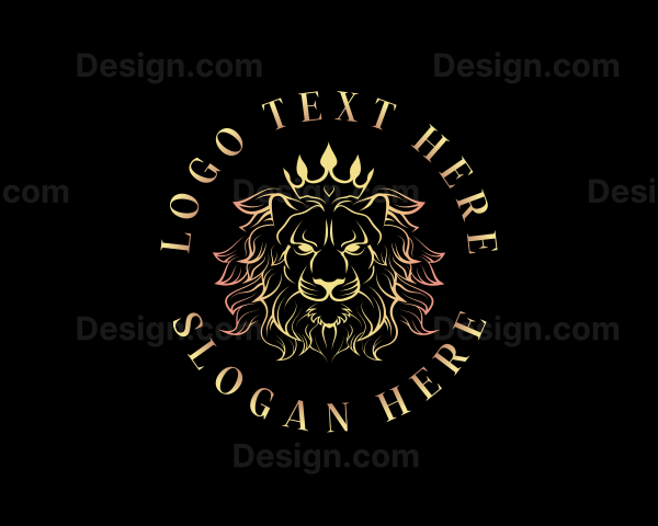 Luxury Royal Lion Logo