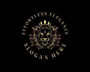 Luxury Royal Lion Logo