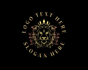 Luxury Royal Lion Logo