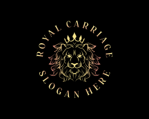 Luxury Royal Lion logo design